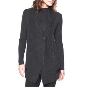 Athleta Sentinel Moto sweater coat.